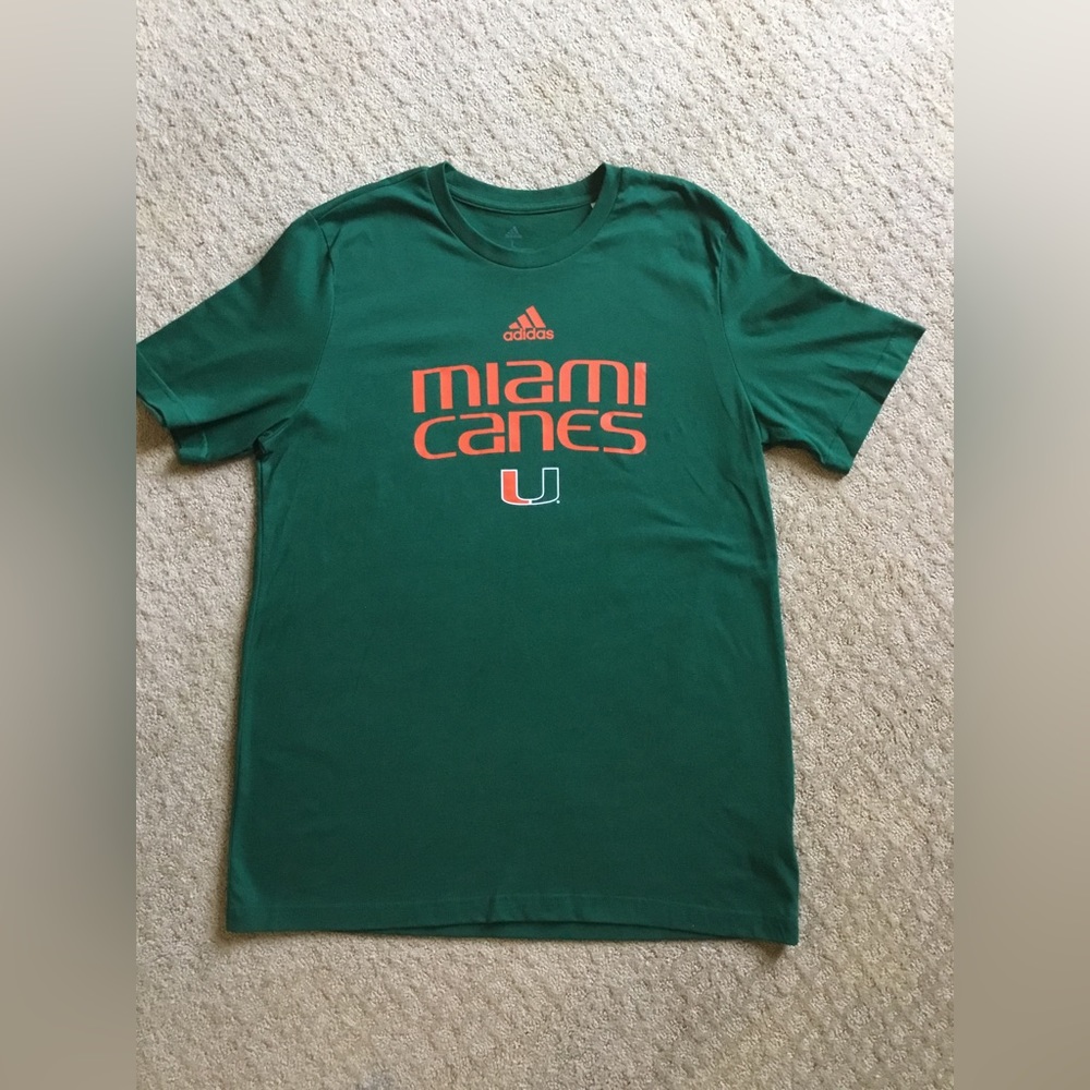 Miami Hurricanes Adidas t shirt